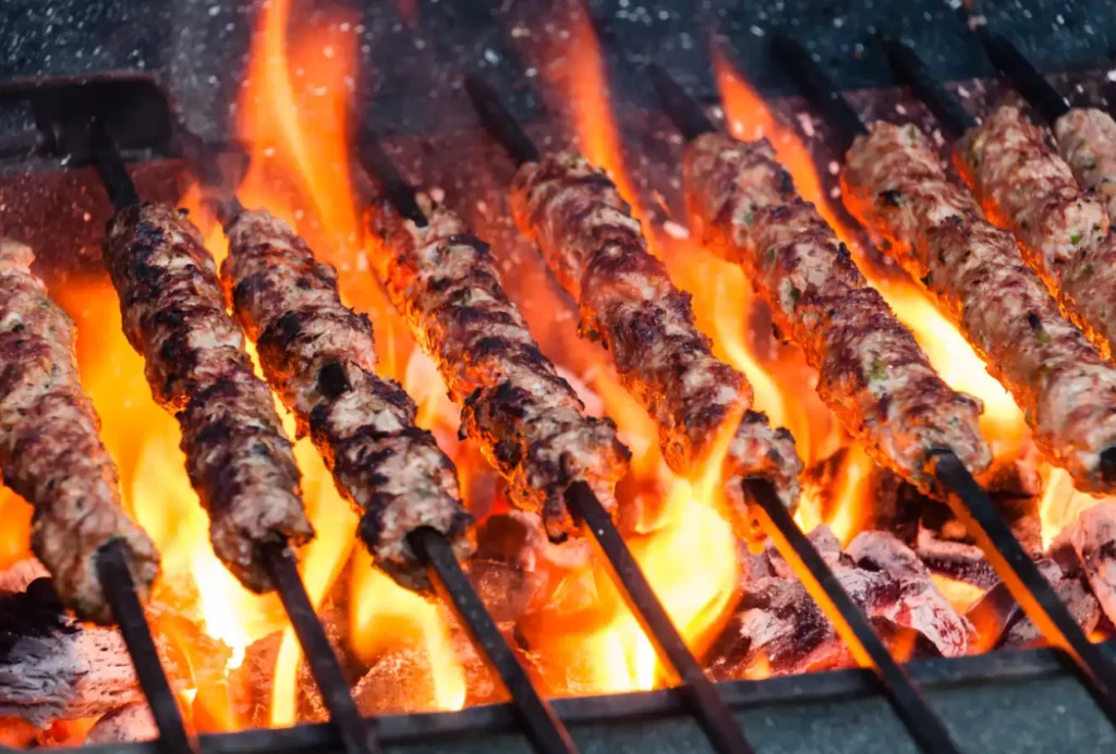 Seekh kebab on sale grill